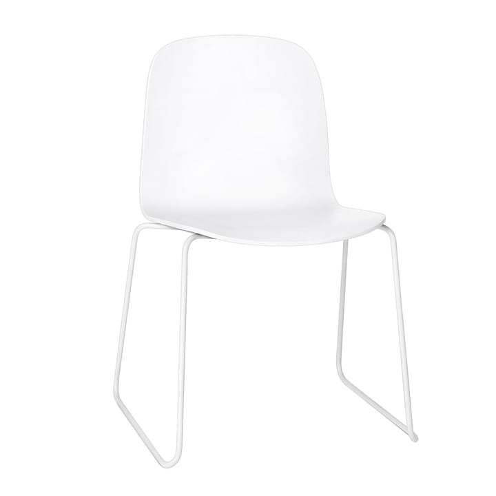 Chaise Visu pied luge - White-White - Muuto