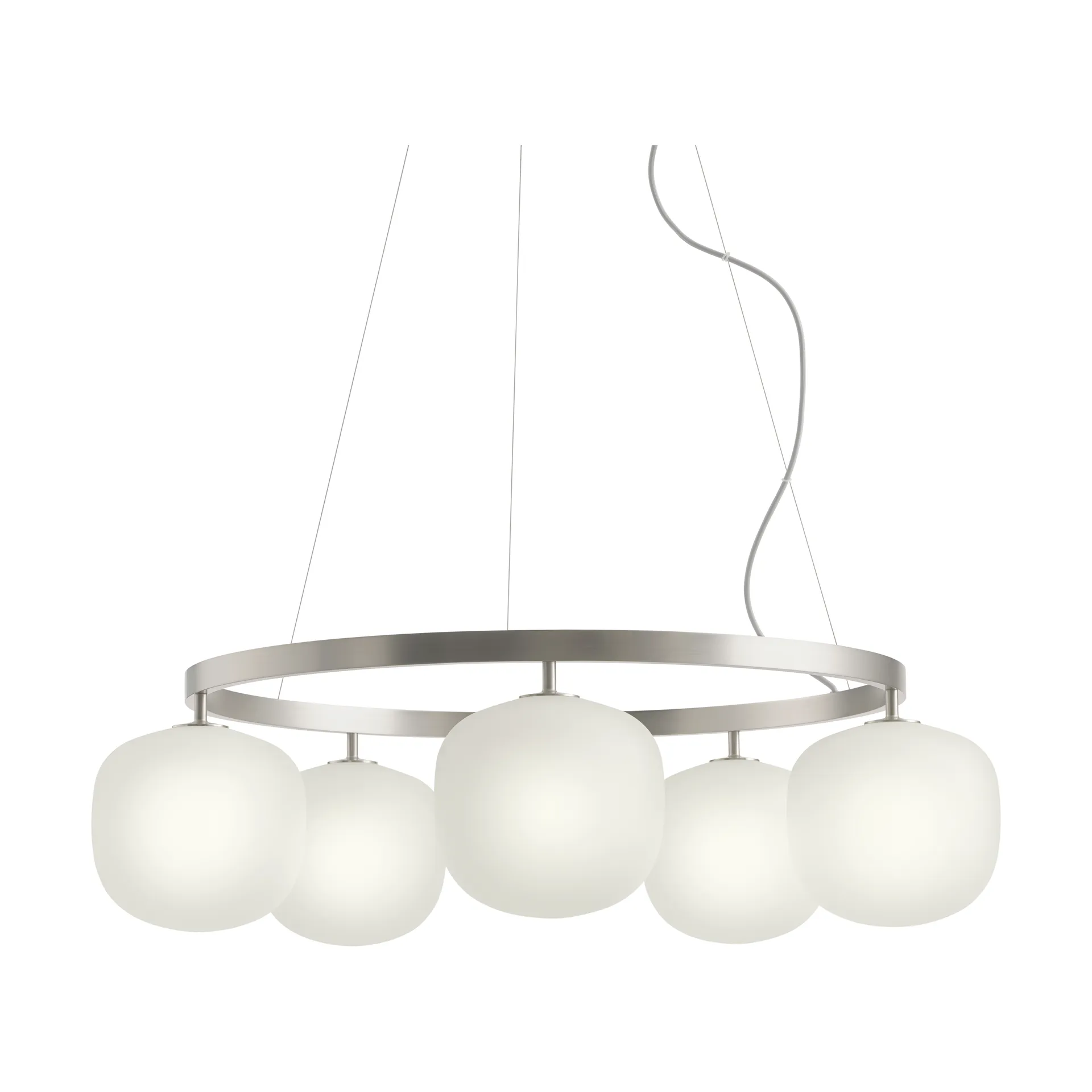 Chandelier Rime, Aluminium gris Muuto