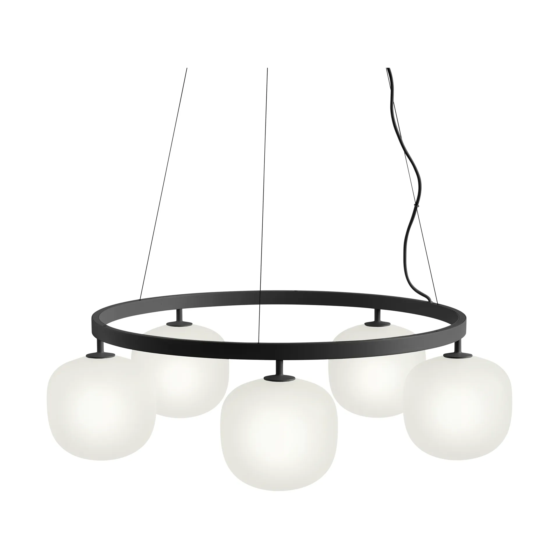 Chandelier Rime, Noir Muuto