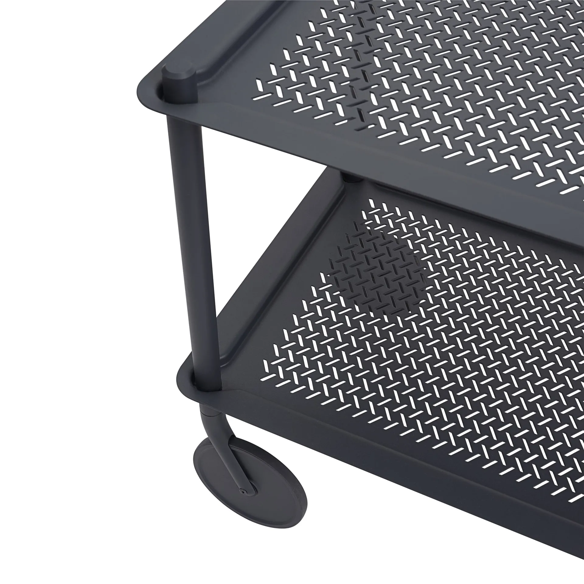 Chariot 2-layer Flow 57 cm, Bleu-gris Muuto