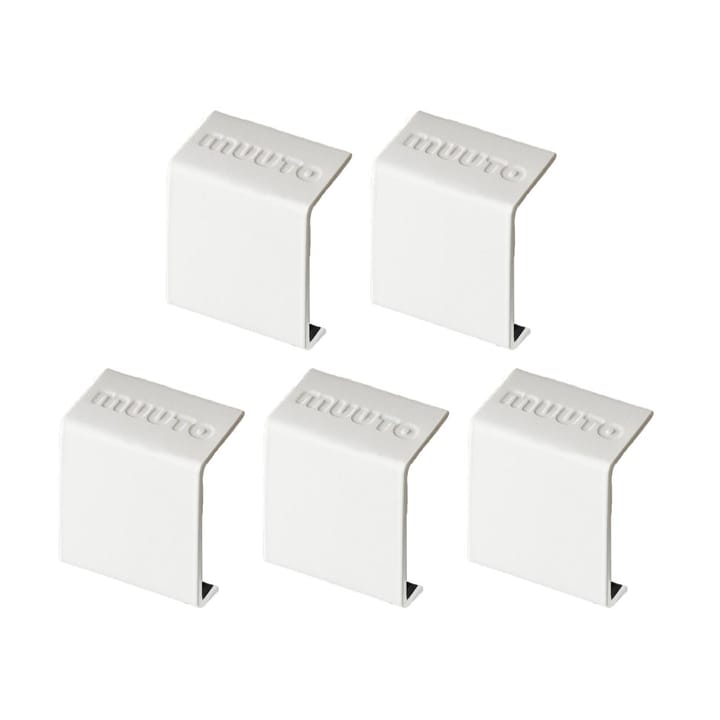 Clips Mini stacked 2.0, paquet de 5 - blanc - Muuto