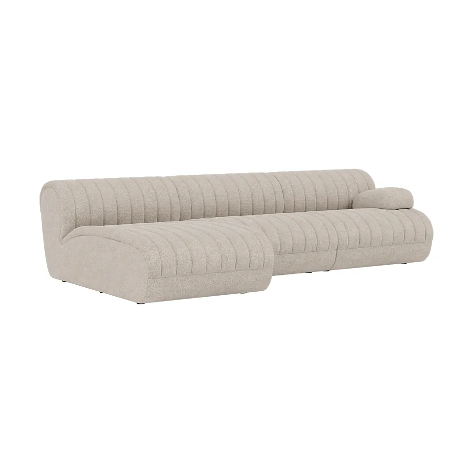 Coltre canapé modulaire, Configuration 3, turf-sand, 3 places Muuto