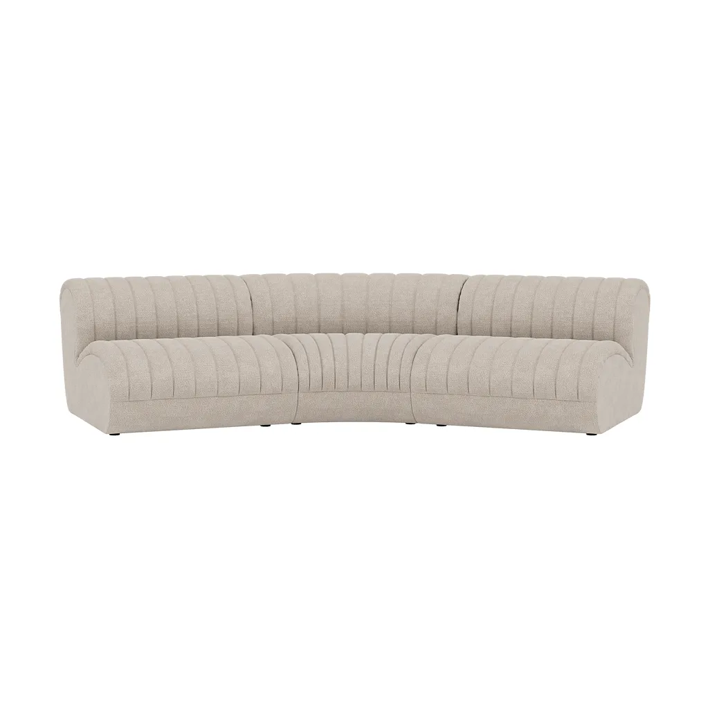 Coltre canapé modulaire, Configuration 4, turf-sand, 3 places Muuto