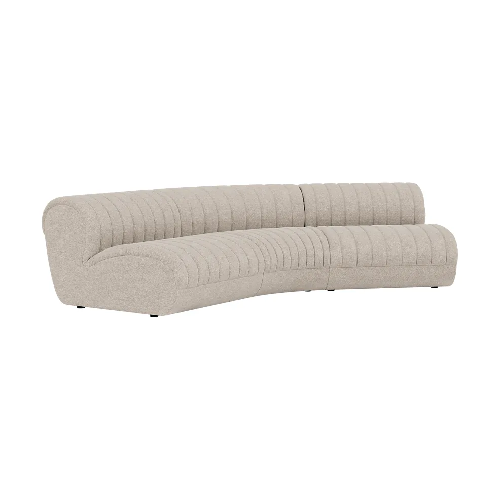 Coltre canapé modulaire, Configuration 4, turf-sand, 3 places Muuto