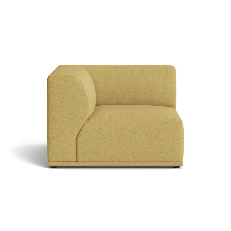 Connect soft modul Hallingdal 65 nº 407 jaune, Section d'angle (F) Muuto