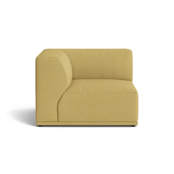 Connect soft modul Hallingdal 65 nº 407 jaune - Section d'angle (F) - Muuto