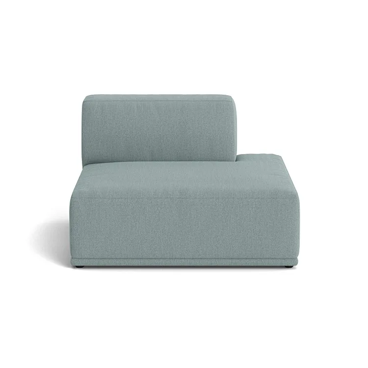 Connect soft modul Re-wool nº 718 bleu clair, Sans accoudoirs (D) Muuto