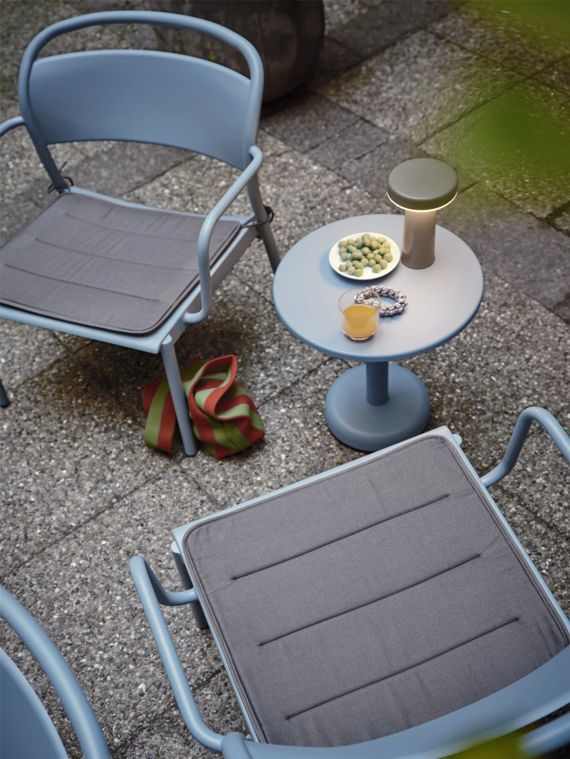 Coussin d'assise Linear Steel Armchair, Twitell dark grey Muuto