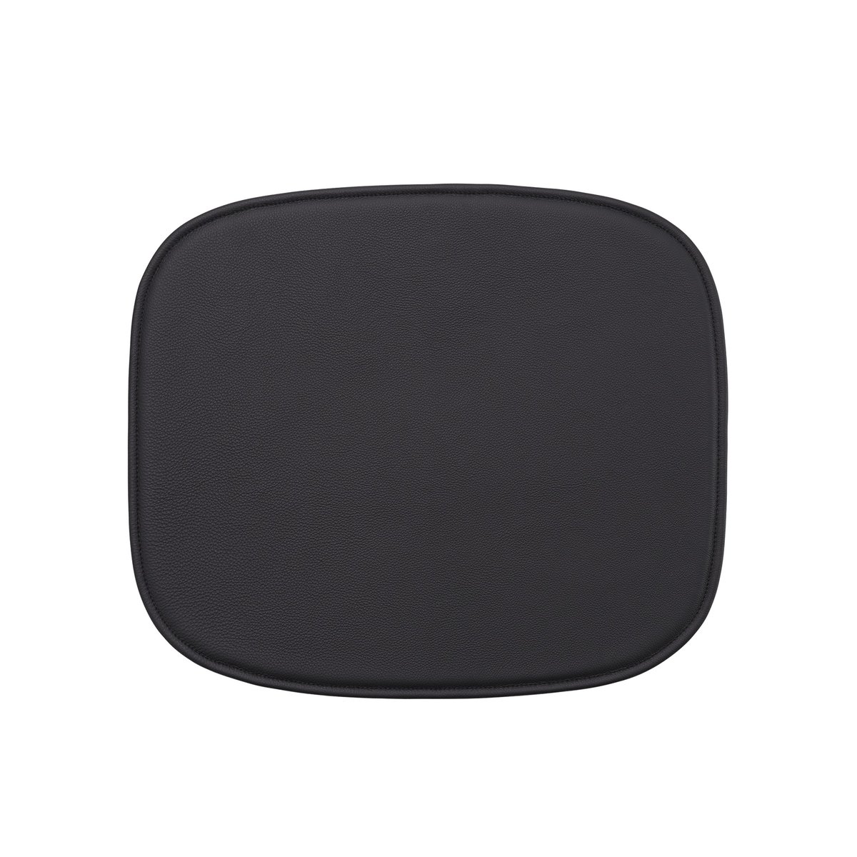 Muuto Coussin de chaise Fiber lounge Noir Cuir | Design Scandinave | Coussins de chaises | Noir