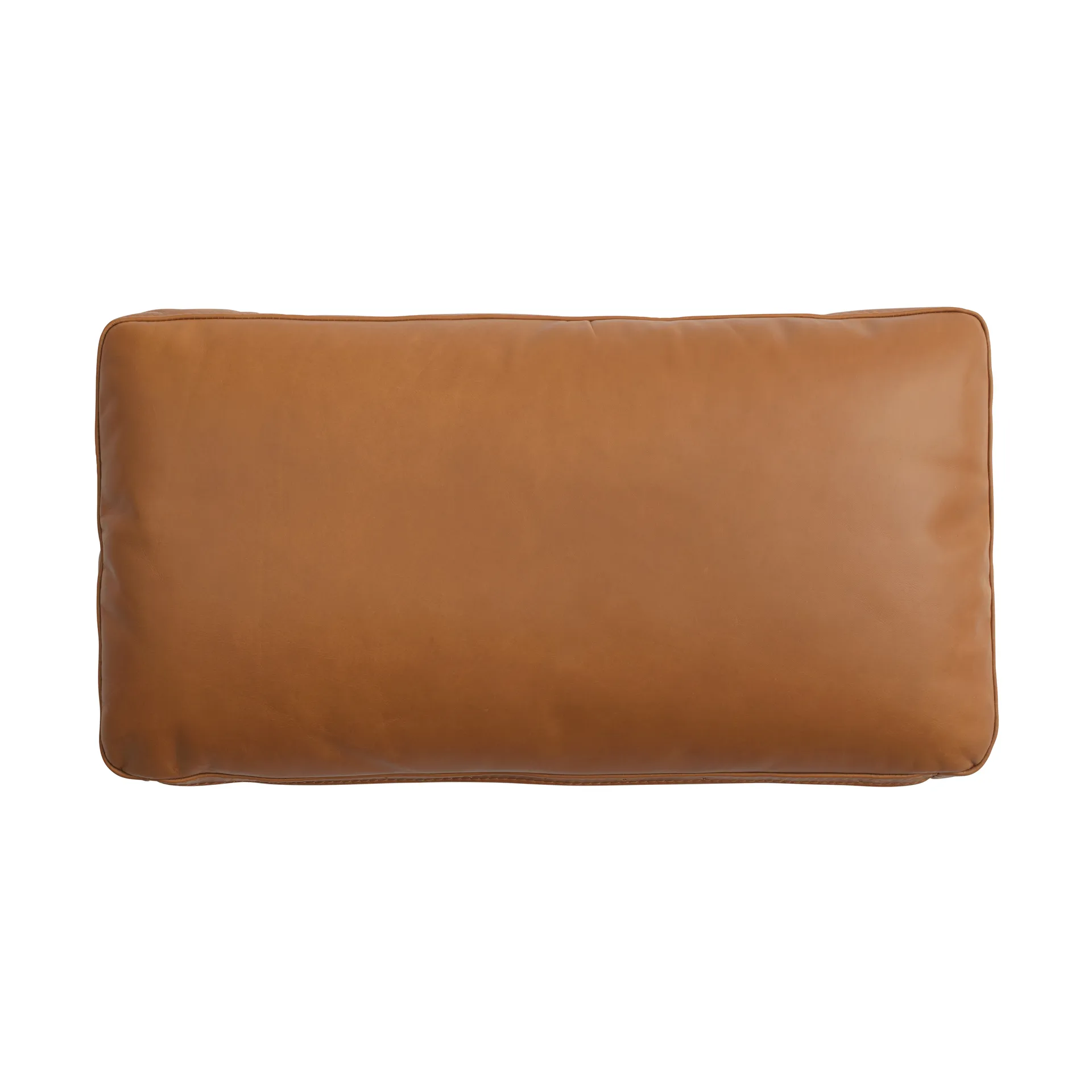 Coussin Outline soft, Refine Leather Cognac, 55x30 cm Muuto