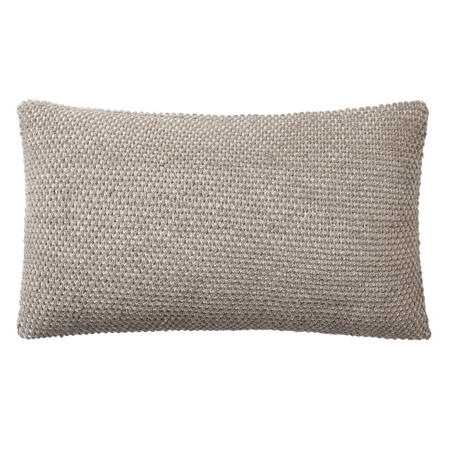 Muuto Coussin Twine 50 x 80cm Beige grey | Design Scandinave | Coussins | Beige