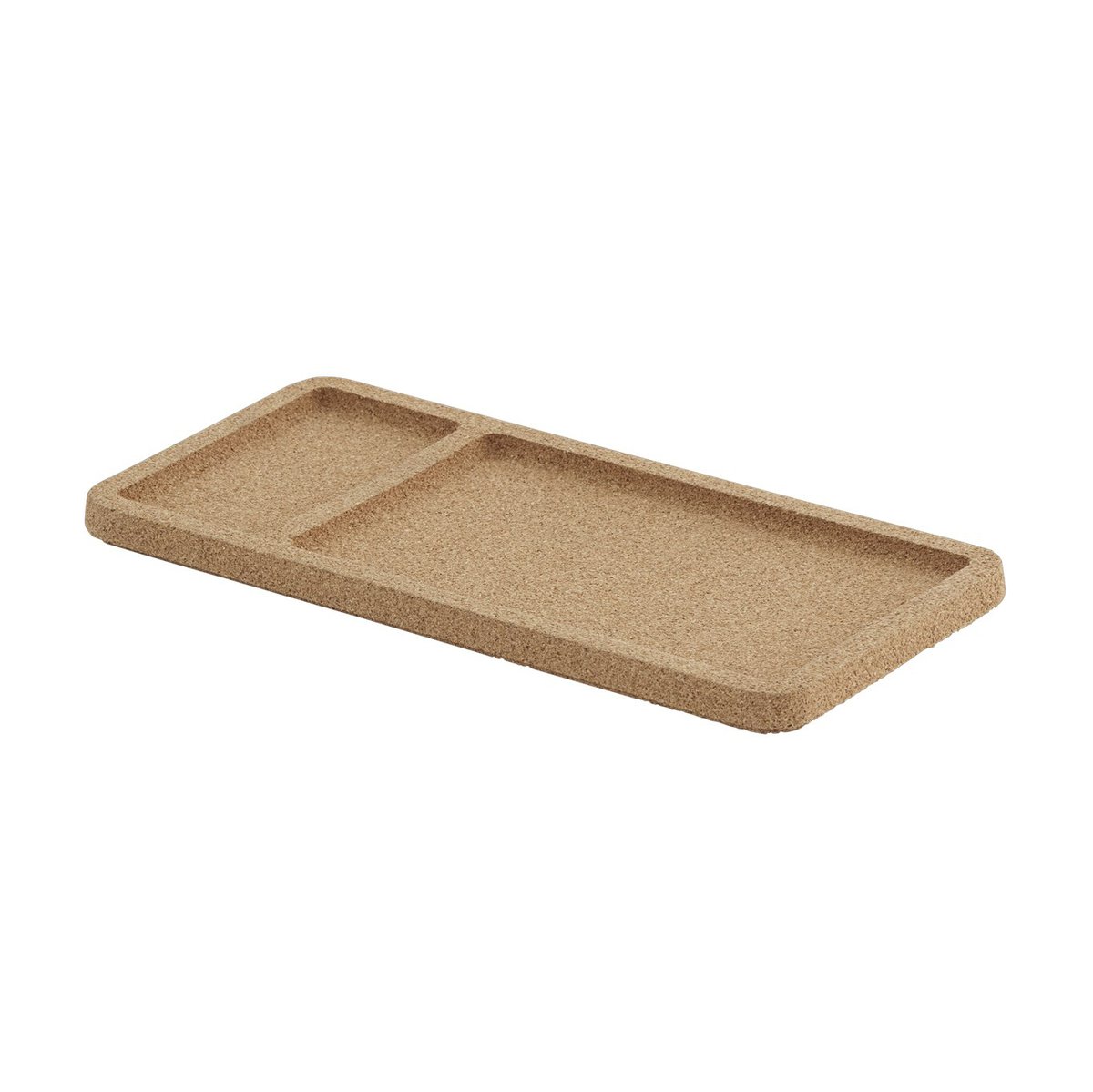 Muuto Couvercle Arrange Desktop 12x24 cm Cork | Design Scandinave | Paniers de rangement | Marron