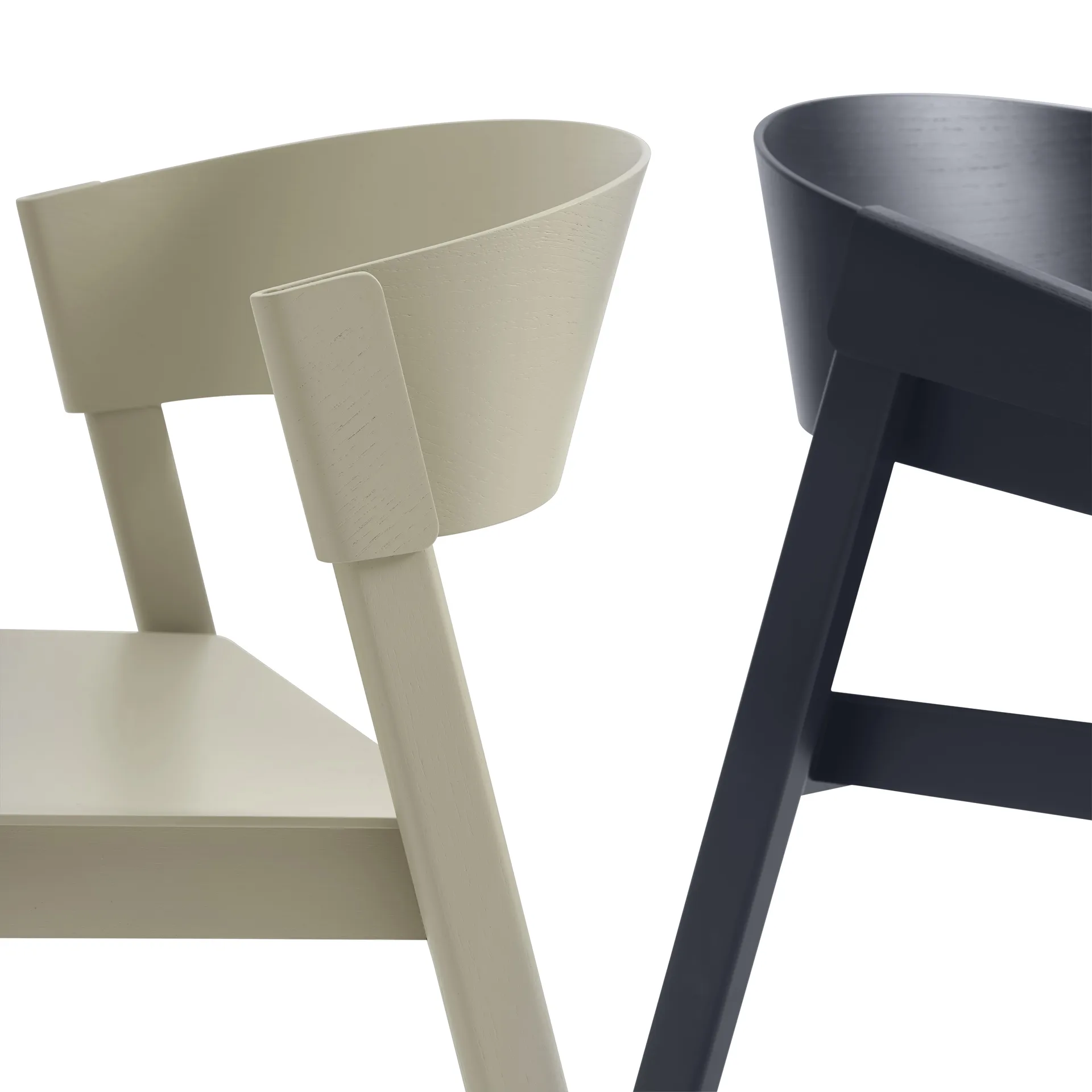 Cover Side Chair, Beige foncé Muuto