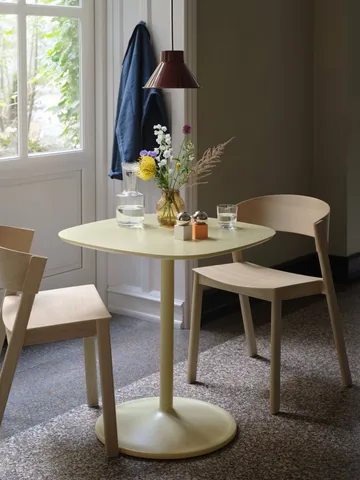 Cover Side Chair leather - Cognac-chêne - Muuto