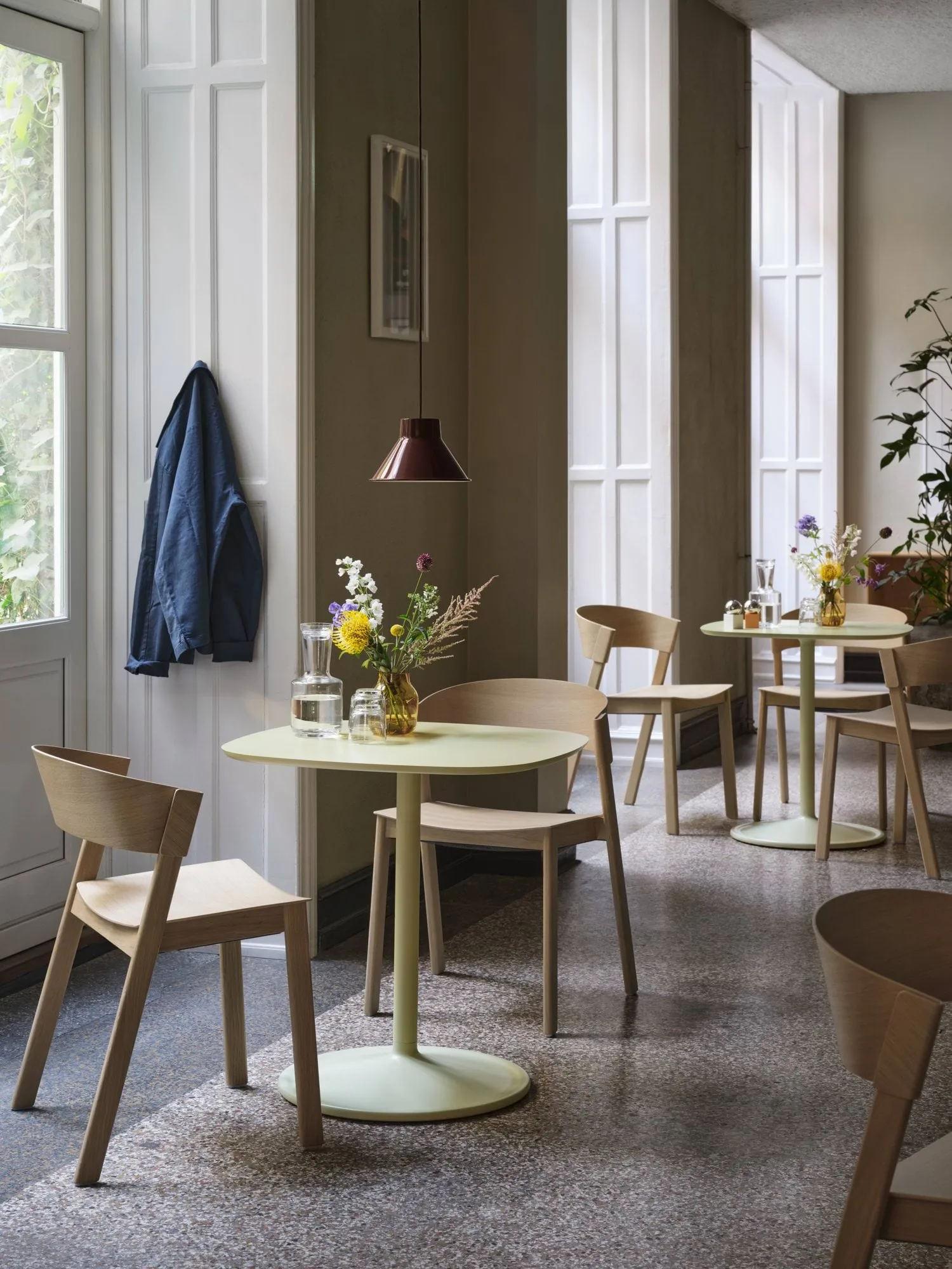 Cover Side Chair leather, Cognac-chêne Muuto
