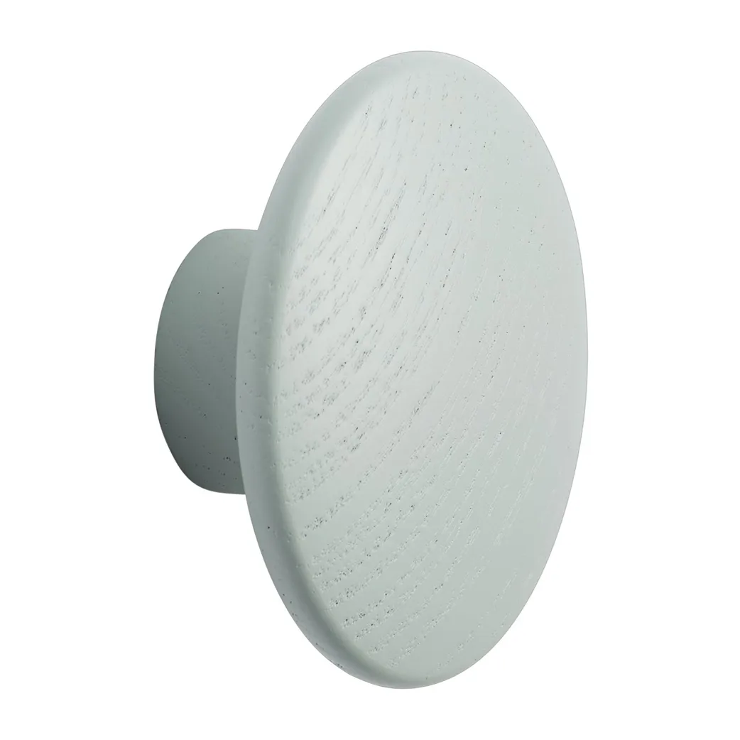 Crochet Dots wood sage green, Ø6,5 cm Muuto