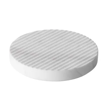 Dessous-de-plat Groove marbre - blanc petit - Muuto