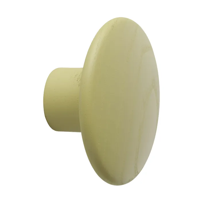 Dots Wood patère en bois - Olive clair, Ø6,5 cm - Muuto