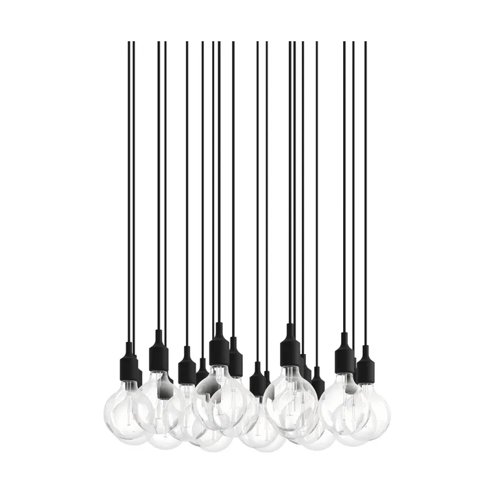 E27 Pendant Cluster 18 suspension - Black - Muuto