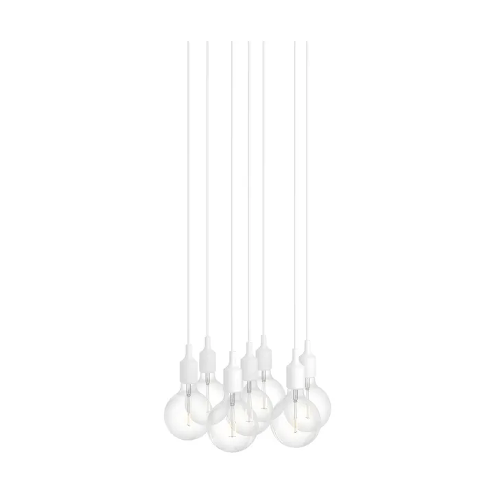 E27 Pendant Cluster 7 suspension - Blanc - Muuto