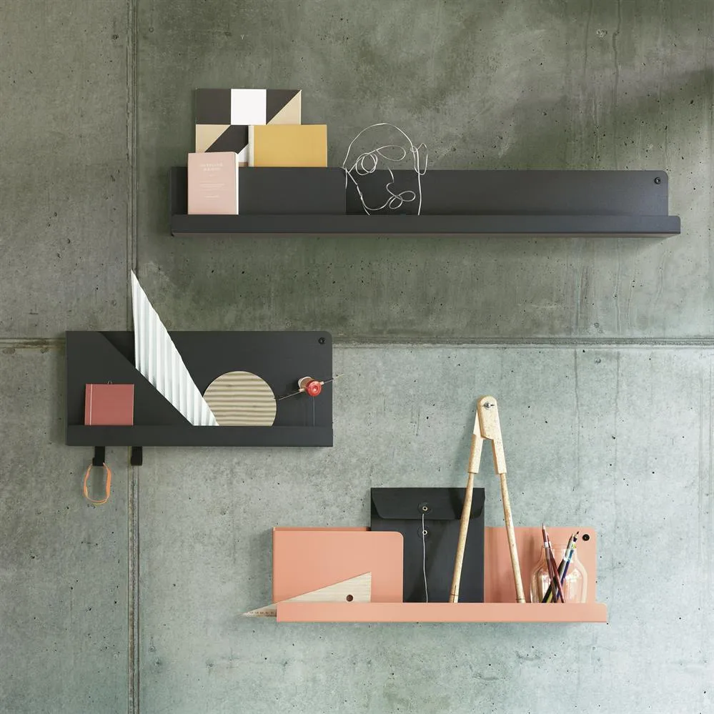 Étagère Folded petite, noir Muuto