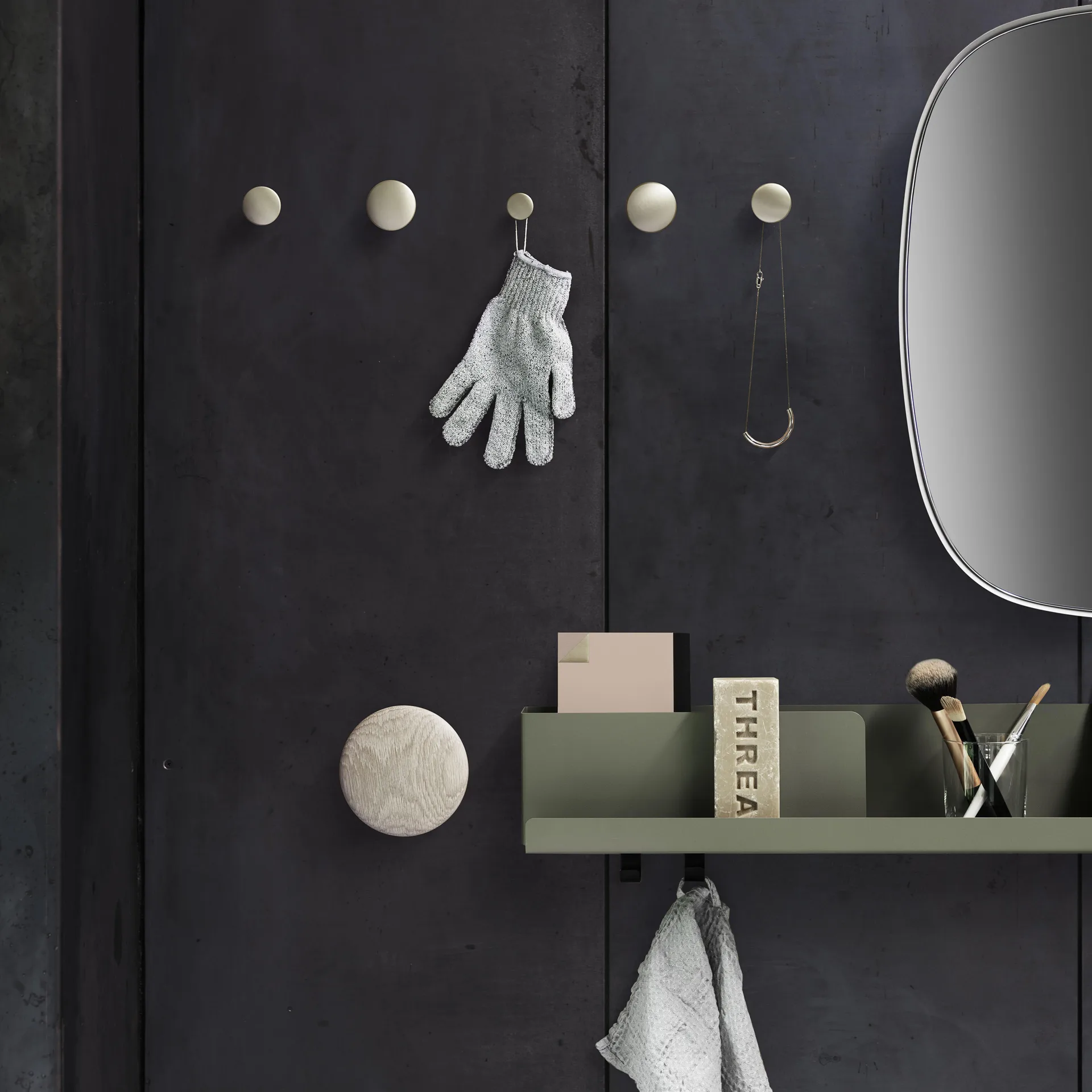 Étagère Folded petite, olive Muuto