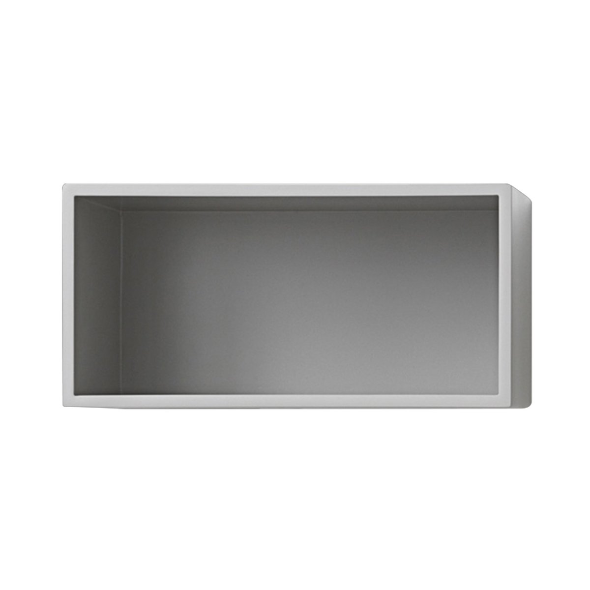 Muuto Étagère Mini stacked small gris clair | Design Scandinave | Étagères & systèmes de rayonnage | Gris