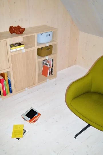 Étagère ouverte Stacked 2.0, moyen - chêne - Muuto