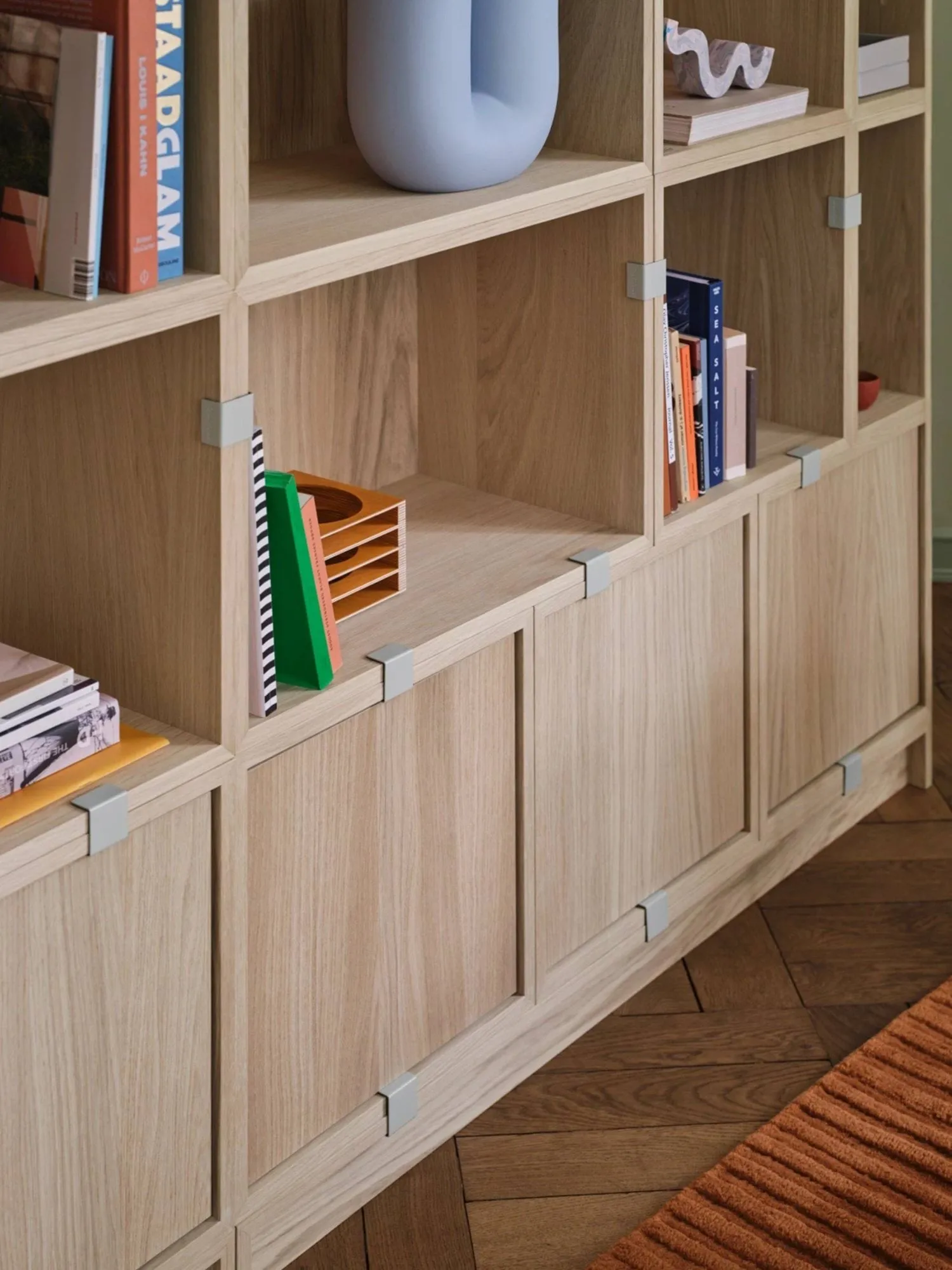 Étagère ouverte Stacked 2.0, moyen, chêne Muuto