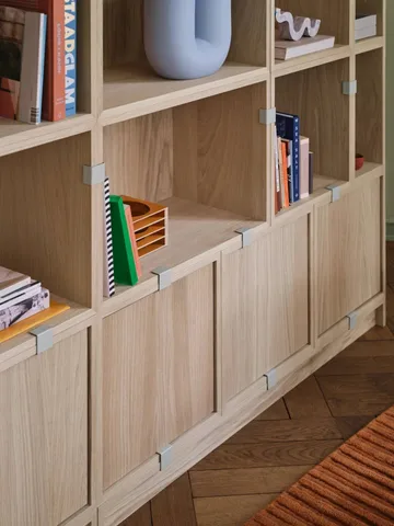 Étagère ouverte Stacked 2.0, moyen - chêne - Muuto
