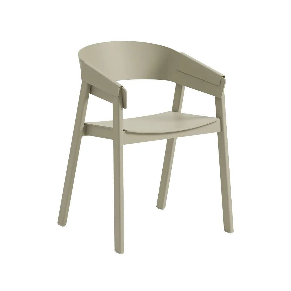 Fauteuil Cover, Beige foncé Muuto