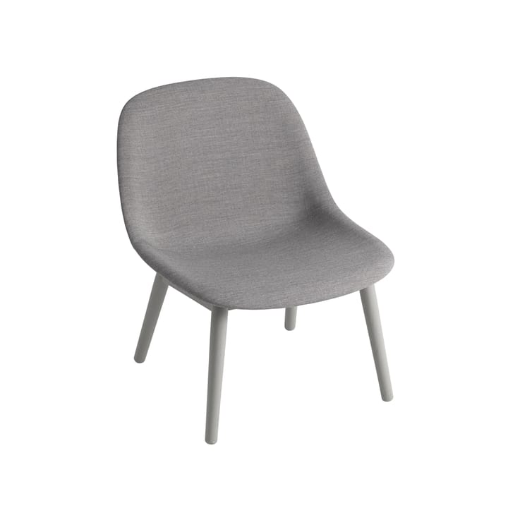 Fauteuil lounge Fiber avec pieds en chêne - Remix 133 - Muuto