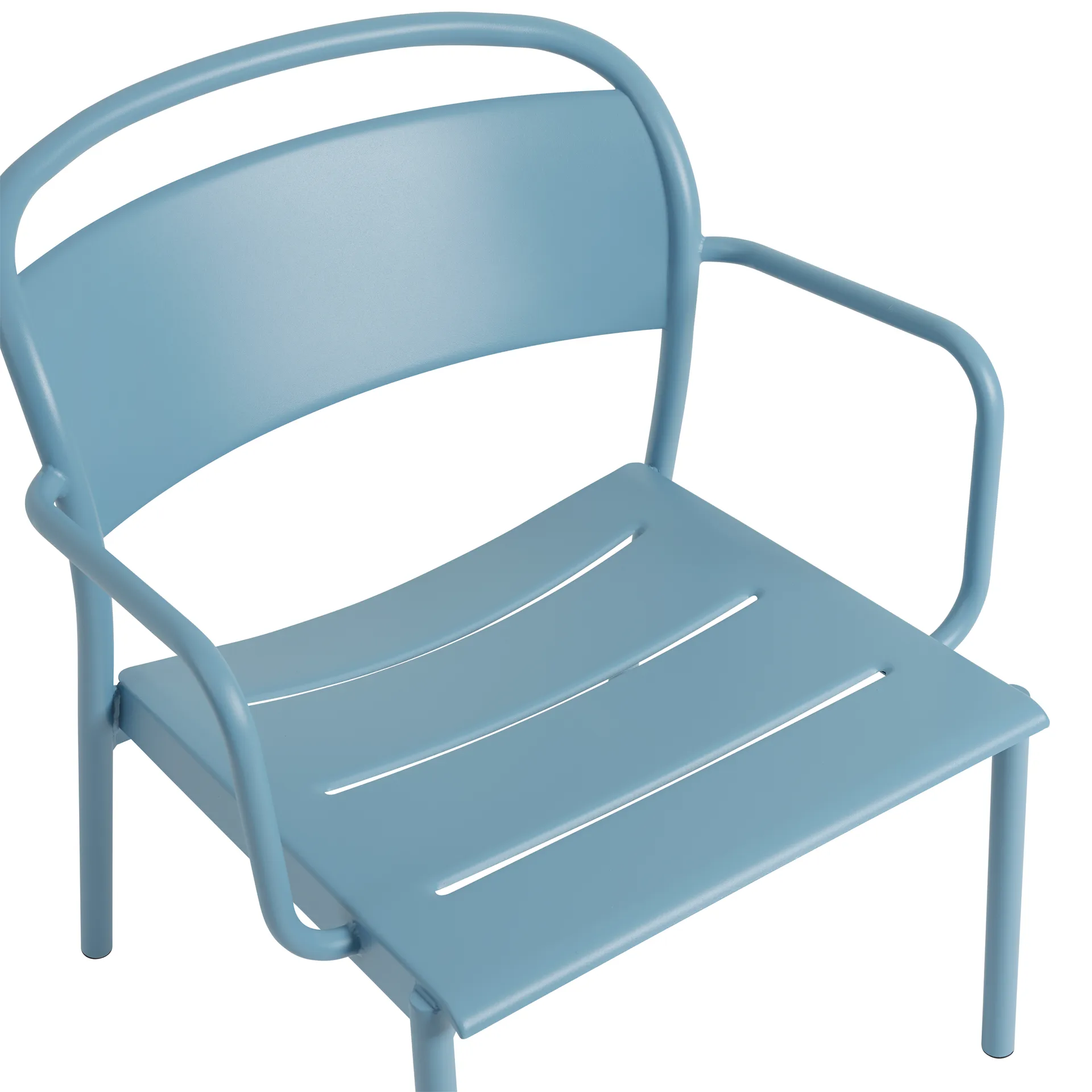 Fauteuil lounge Linear Steel, Bleu pâle Muuto