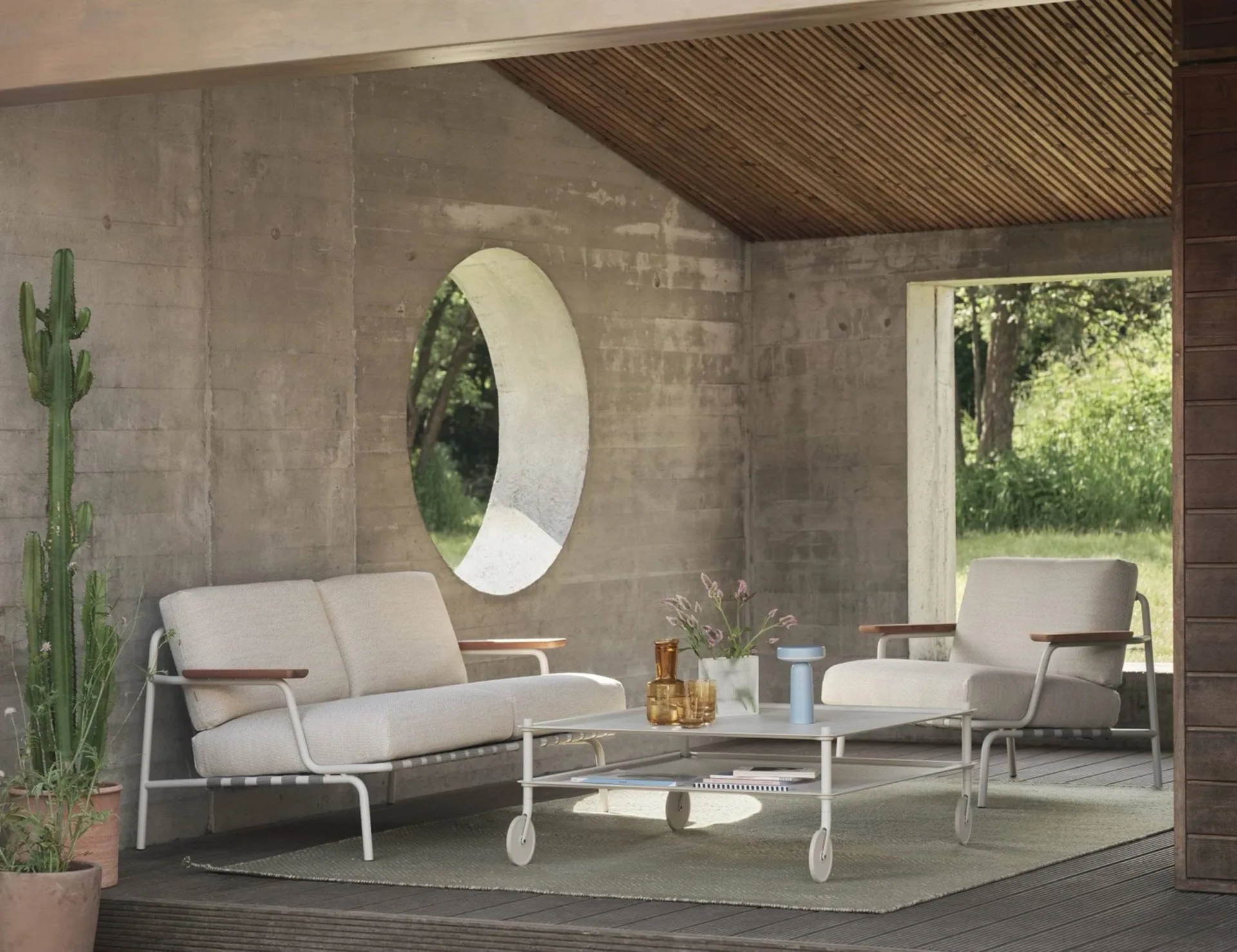 Fauteuil lounge Settle Lounge Chair, Laze 1 Grey Muuto