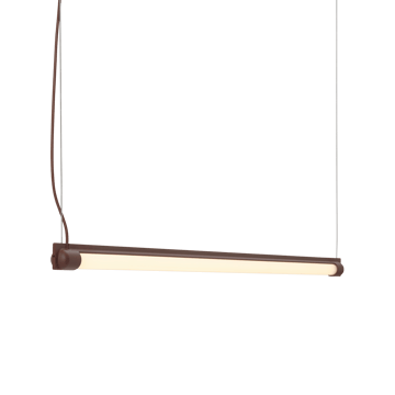 Fine Suspension Lamp 90 cm - Deep Red - Muuto