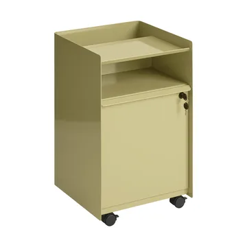 Folded Trolley desserte avec armoire - Beige vert foncé - Muuto