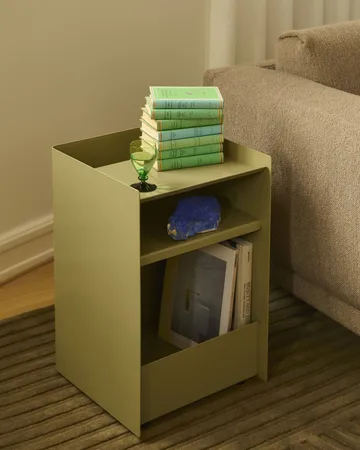 Folded Trolley desserte avec armoire - Black - Muuto