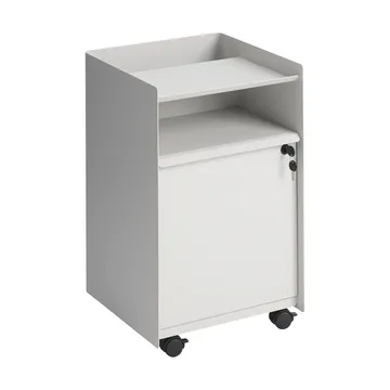 Folded Trolley desserte avec armoire - Grey - Muuto