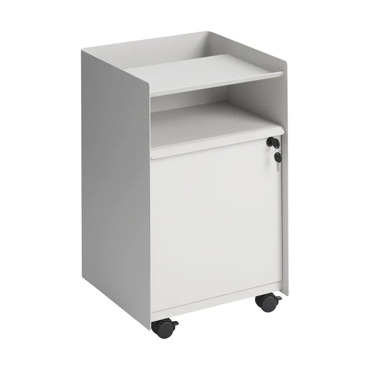 Folded Trolley desserte avec armoire - Grey - Muuto