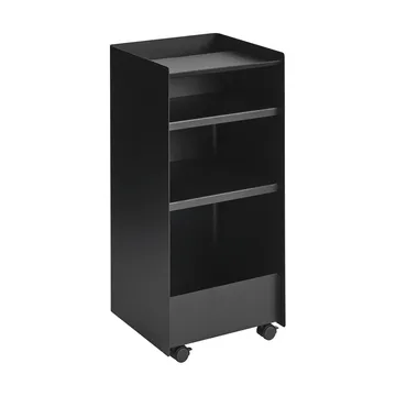 Folded Trolley desserte ouverte - Noir, 37,4x38,7x37,2 cm - Muuto