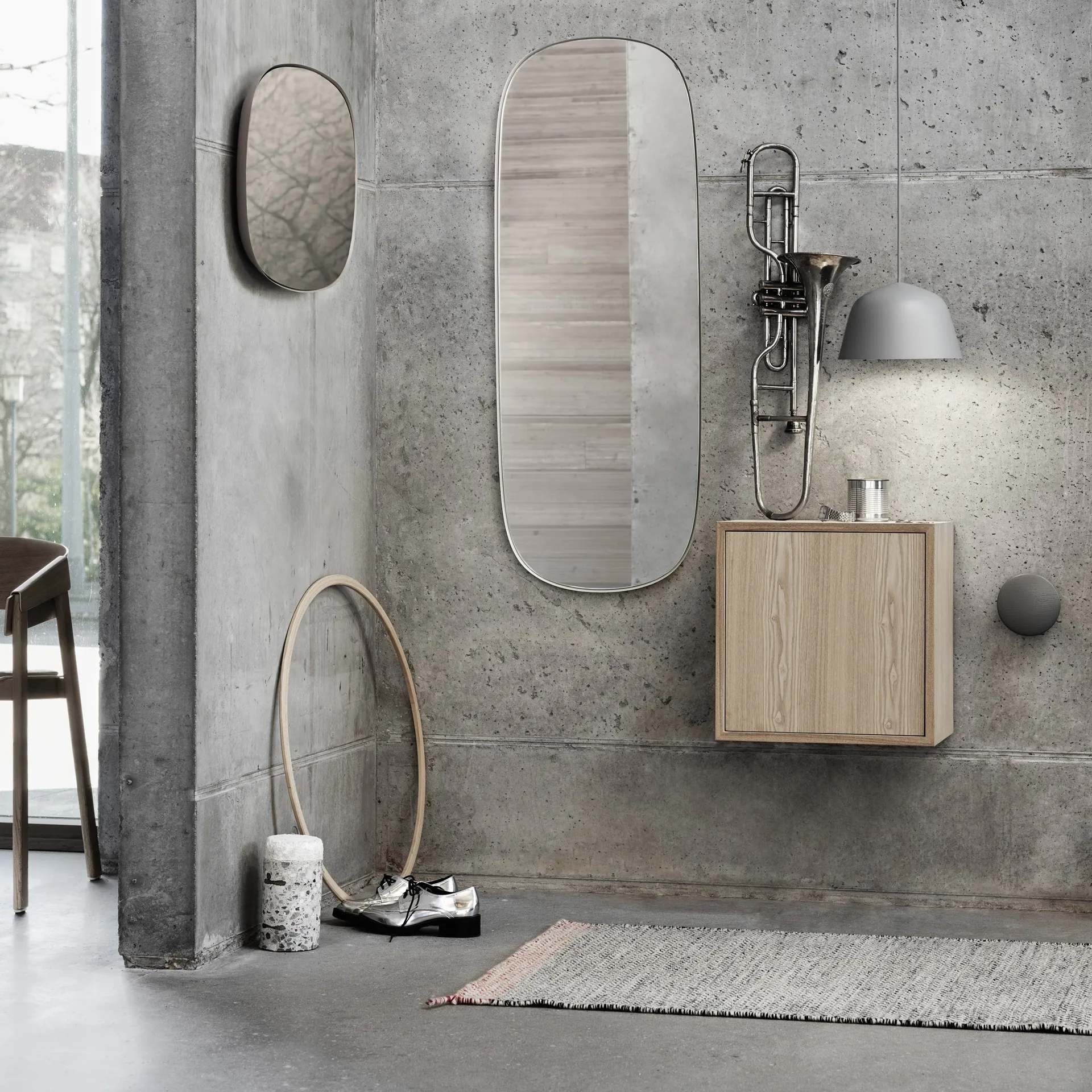 Lampe à suspension Ambit Ø25 cm, gris Muuto