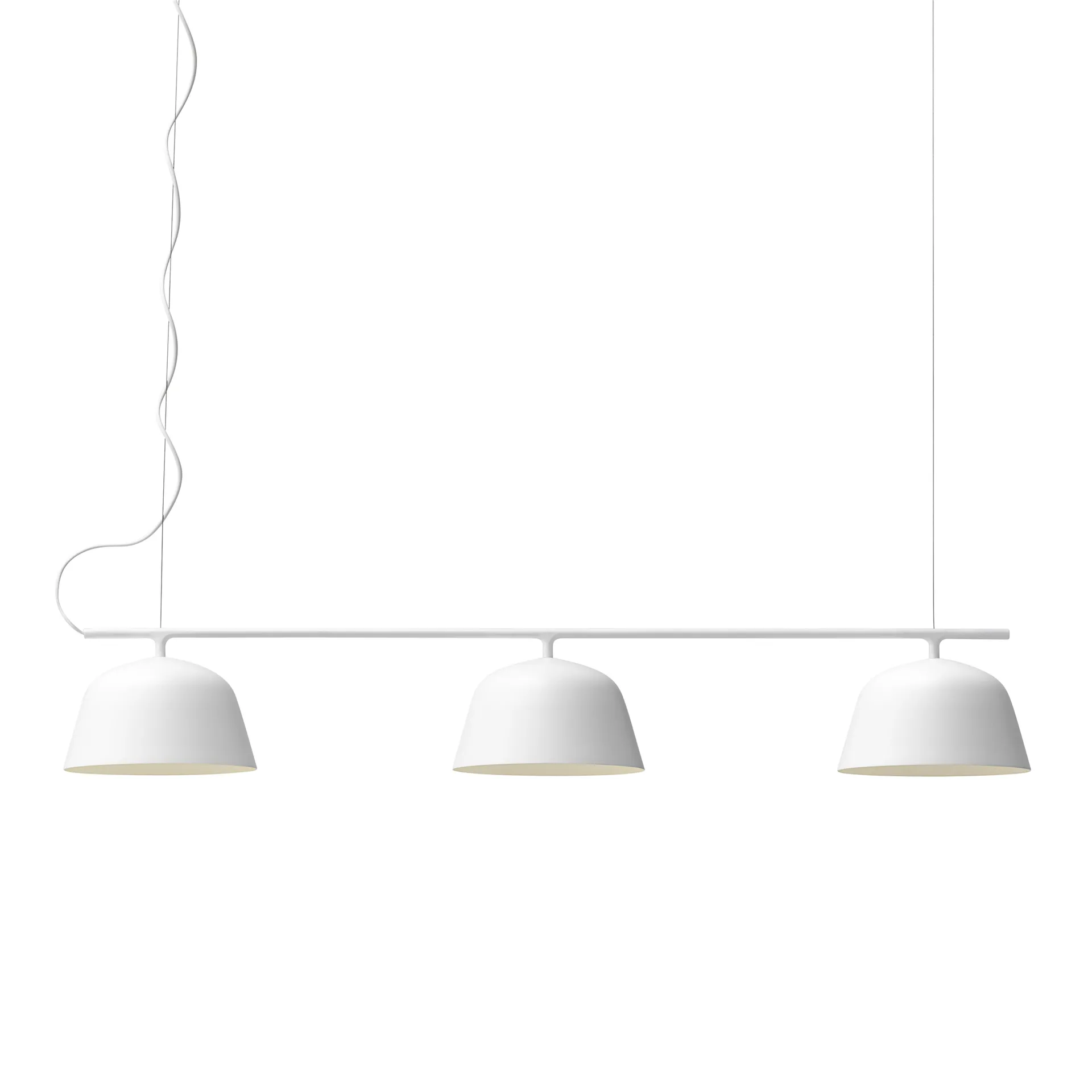 Lampe à suspension Ambit Rail, blanc Muuto