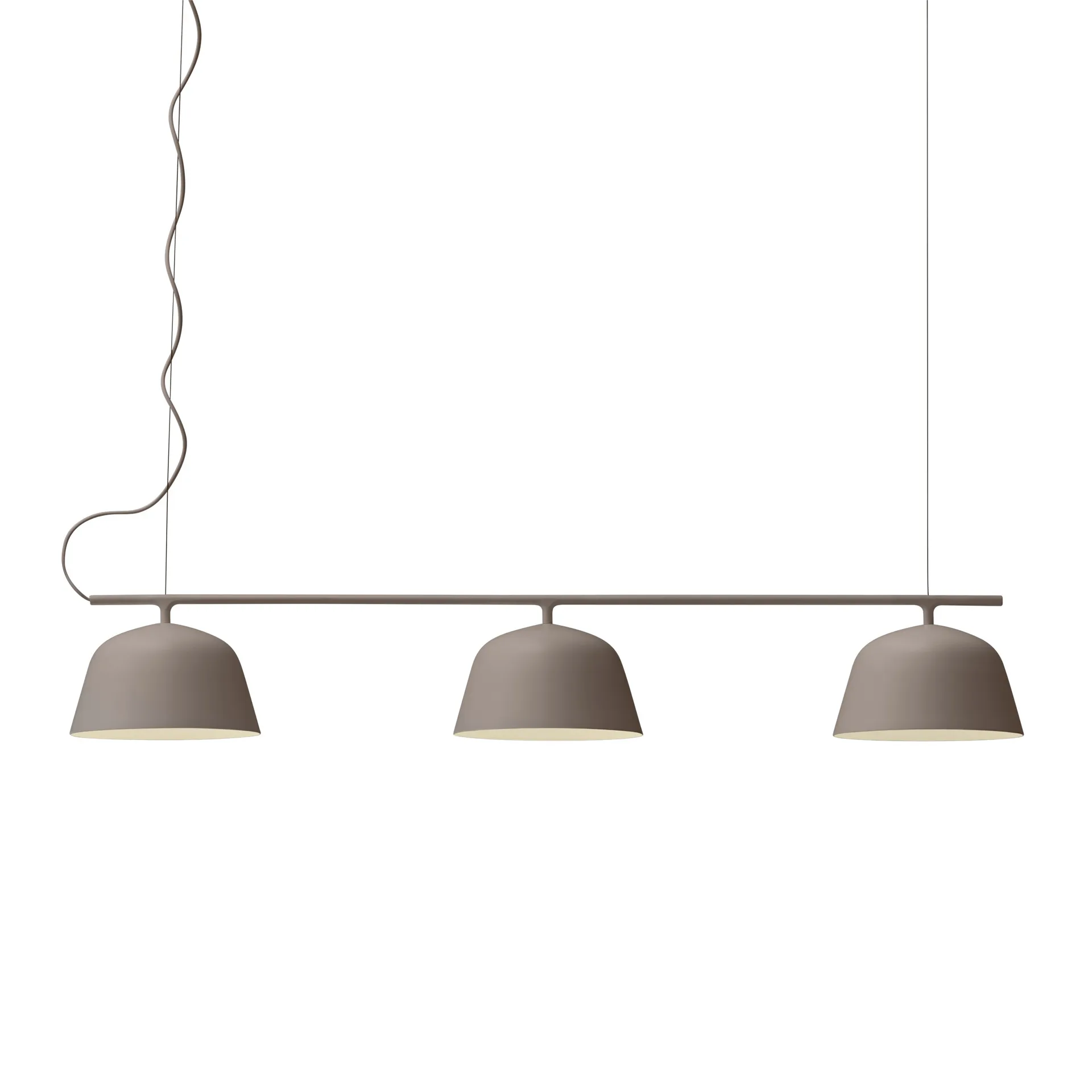 Lampe à suspension Ambit Rail, Taupe Muuto