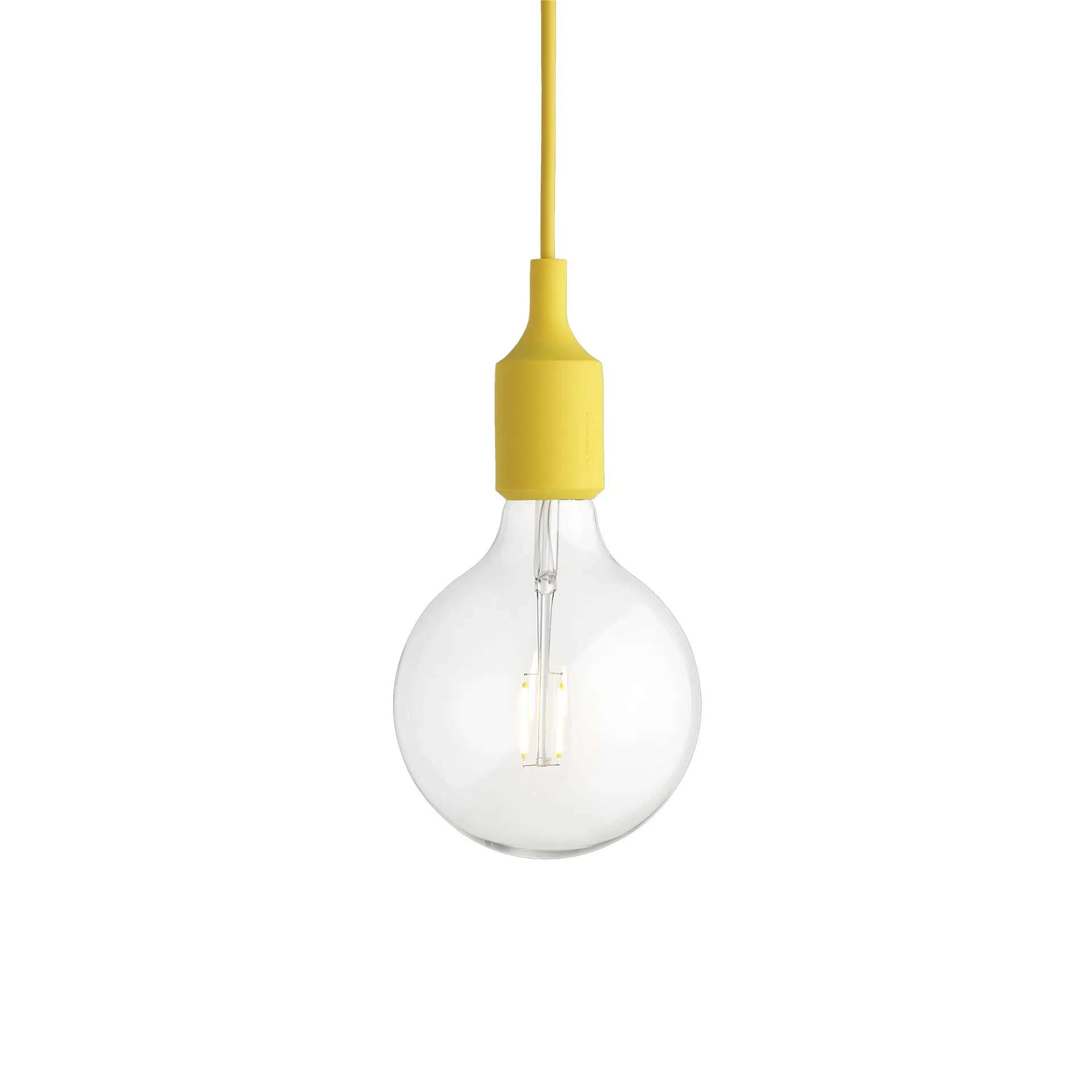 Lampe à suspension E27, jaune Muuto