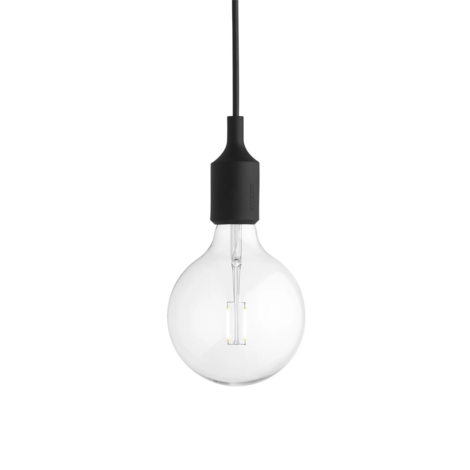 Lampe à suspension E27, noir Muuto