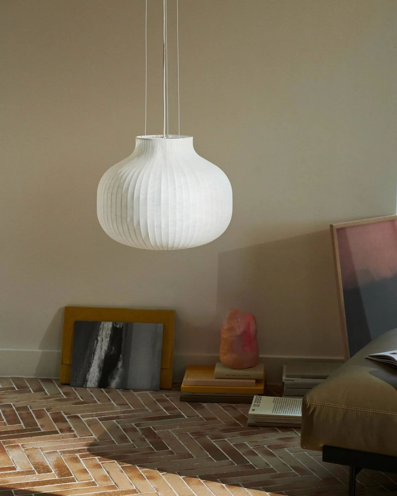 Lampe à suspension Strand close, 45 cm Muuto