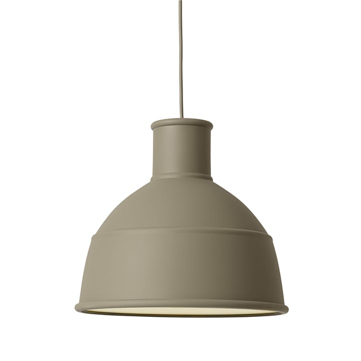 Lampe à suspension Unfold - vert olive - Muuto