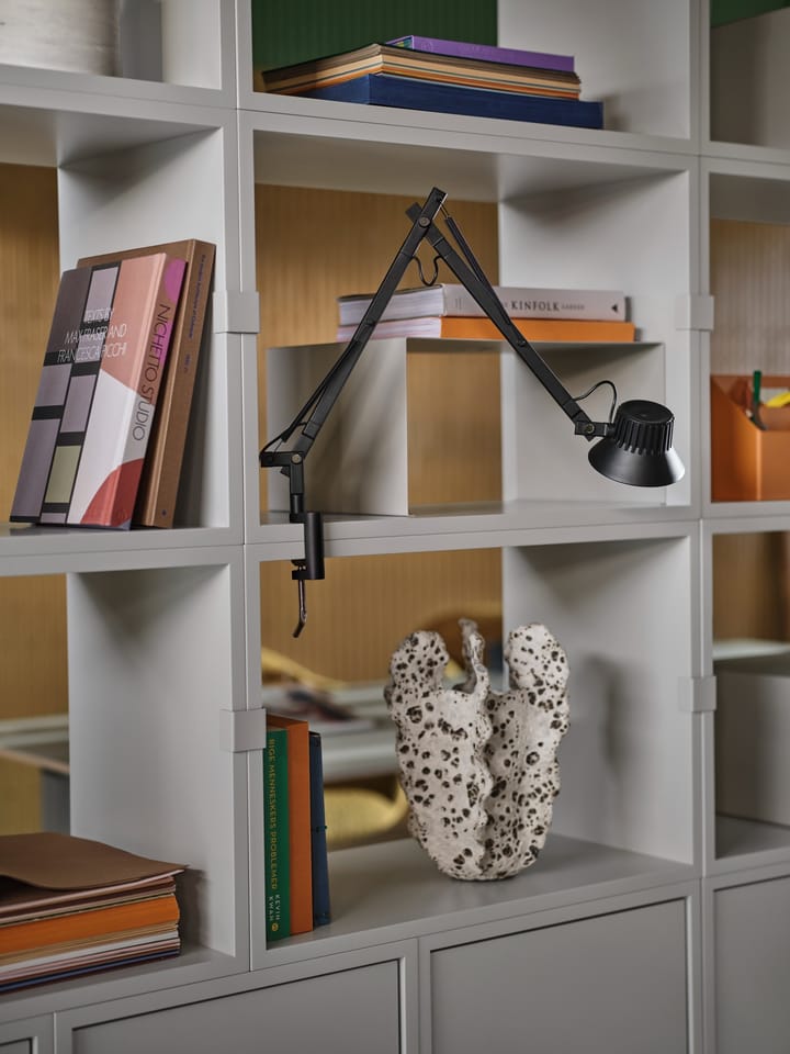 Lampe de table Dedicate L2 avec pince, Brown Green Muuto