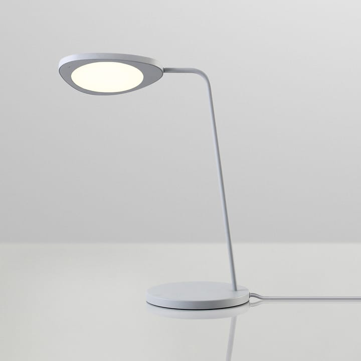Lampe de table Leaf blanche - gris - Muuto