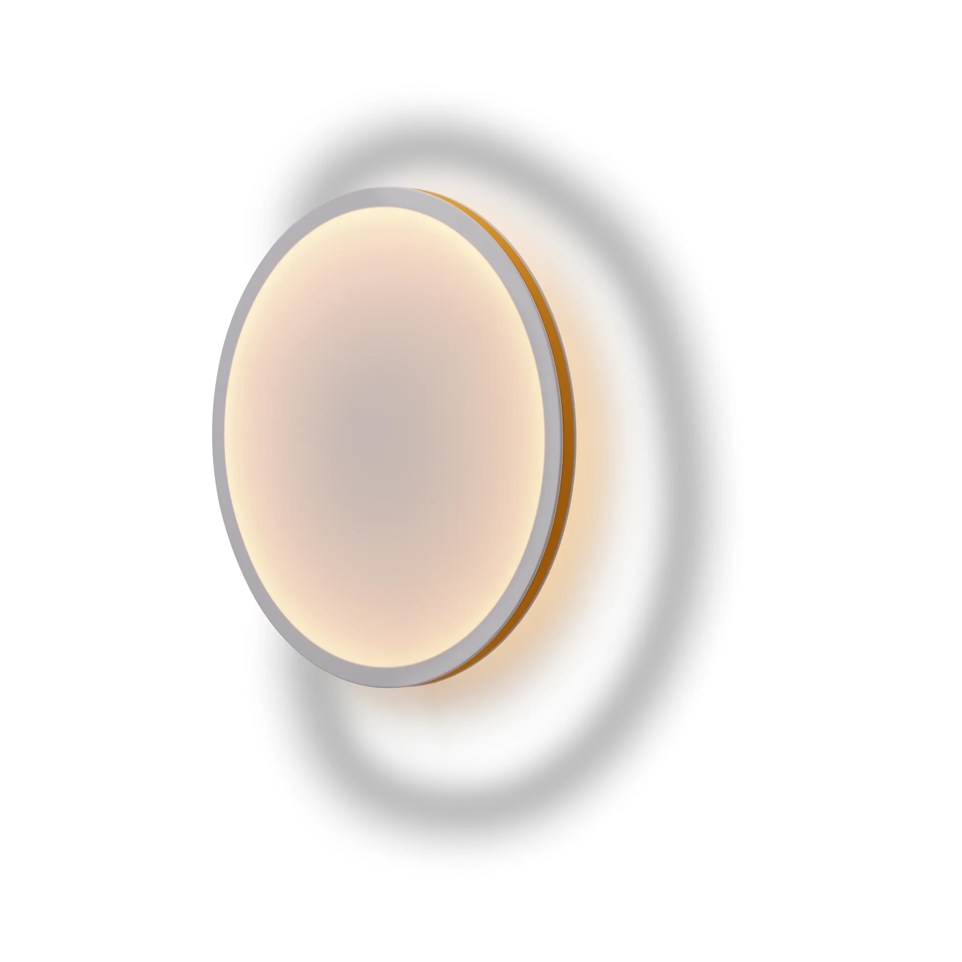 Lampe murale Calm Ø50 cm, White/Orange Muuto